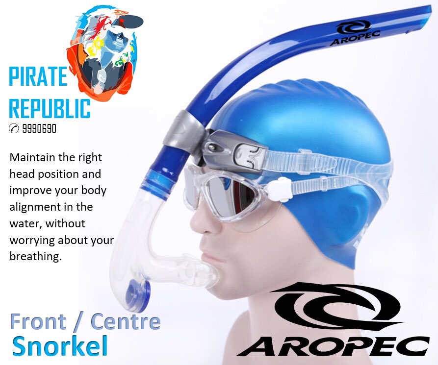 PirateRepublics's tweet photo. Introducing Centre/Front Snorkels by @AropecSports
Build your strength, increase endurance, improve technique, and burn calories 🏊🏼‍♂️
#CentreSnorkel
#SwimmingSnorkel https://t.co/fw4rnFQgpq