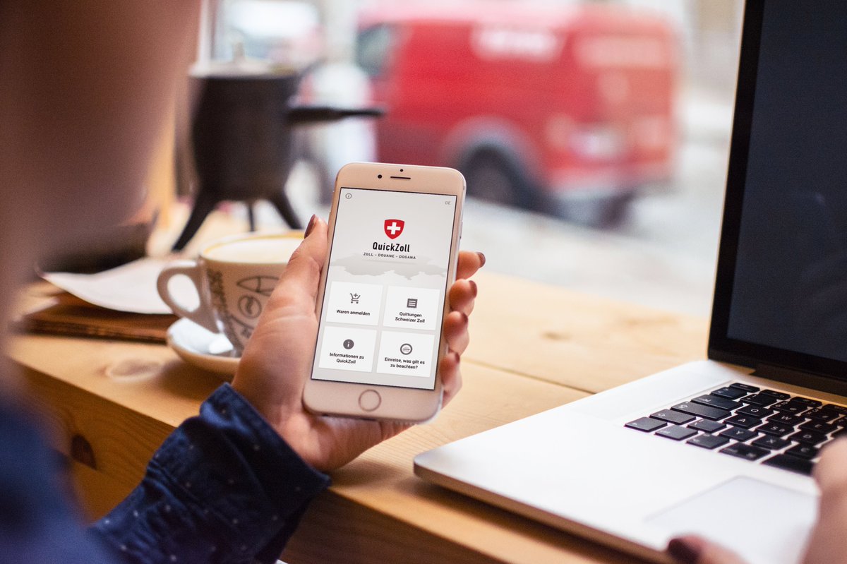 efd_dff's tweet photo. Déclarez vos marchandises privées avec #QuickZoll avant d’entrer en Suisse et payez directement les redevances dues. Téléchargez gratuitement la nouvelle #app de l'Administration fédérale des #douanes: https://t.co/uNNj7CecDi
#DaziT #eGovernment #iOS #Android #appstore https://t.co/CSJ3UeMXcx