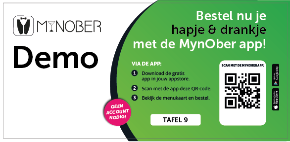 MynOber's tweet photo. Benieuwd hoe de MynOber app werkt? Download hem nu en scan de demo QR code! #selfordering #horeca #biertje #MynOber #Woby https://t.co/DysYtUuswj