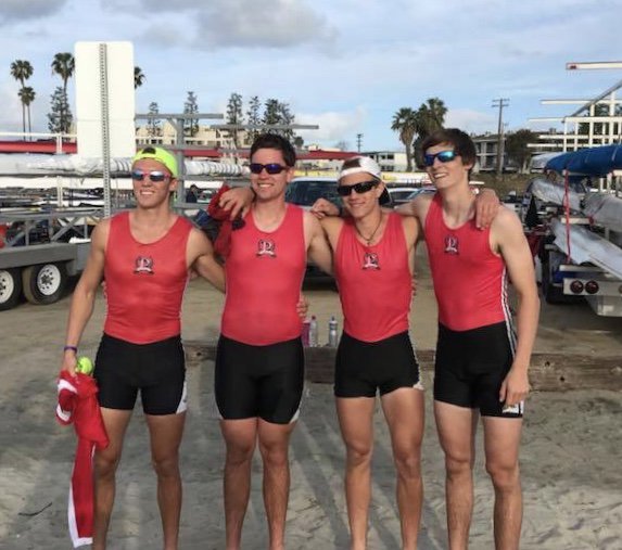 ParatiRowing's tweet photo. An impressive 2nd place grand final finish in M4X at the prestigious San Diego Crew Classic placed Parati 0.5 seconds behind the reigning national champions.  An exciting race and a well fought battle.
Congratulations boys!
@crewclassic @JonPoorman @Maskulinski @WoodlandsStuCtr https://t.co/Y1dlBkceYS