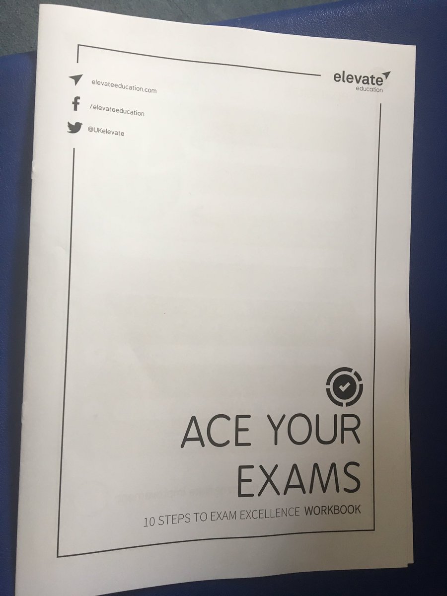 We welcome back <a href="/ukelevate/">Elevate Education UK</a> who are working with our Year 11 on revision techniques! (The countdown is on... 21 school days to 1st exam)