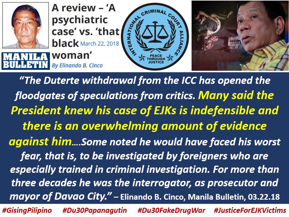 dred0130's tweet photo. Du30's lousy accusations against his critics are as fake and bogus as the #Du30FakeDrugWar. His antics won't help him a bit sanitize his bloody hands. He will eventually suffer the consequences of his crimes.

#Du30Lies
#Du30Papanagutin
#JusticeForEJKVictims https://t.co/iAIUn4447b