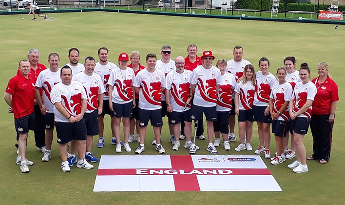 Our lawn bowlers have enjoyed their first practice session in Australia at Hamilton BC, ahead of representing <a href="/TeamEngland/">Team England</a> at <a href="/GC2018/">高程</a> #playbowls