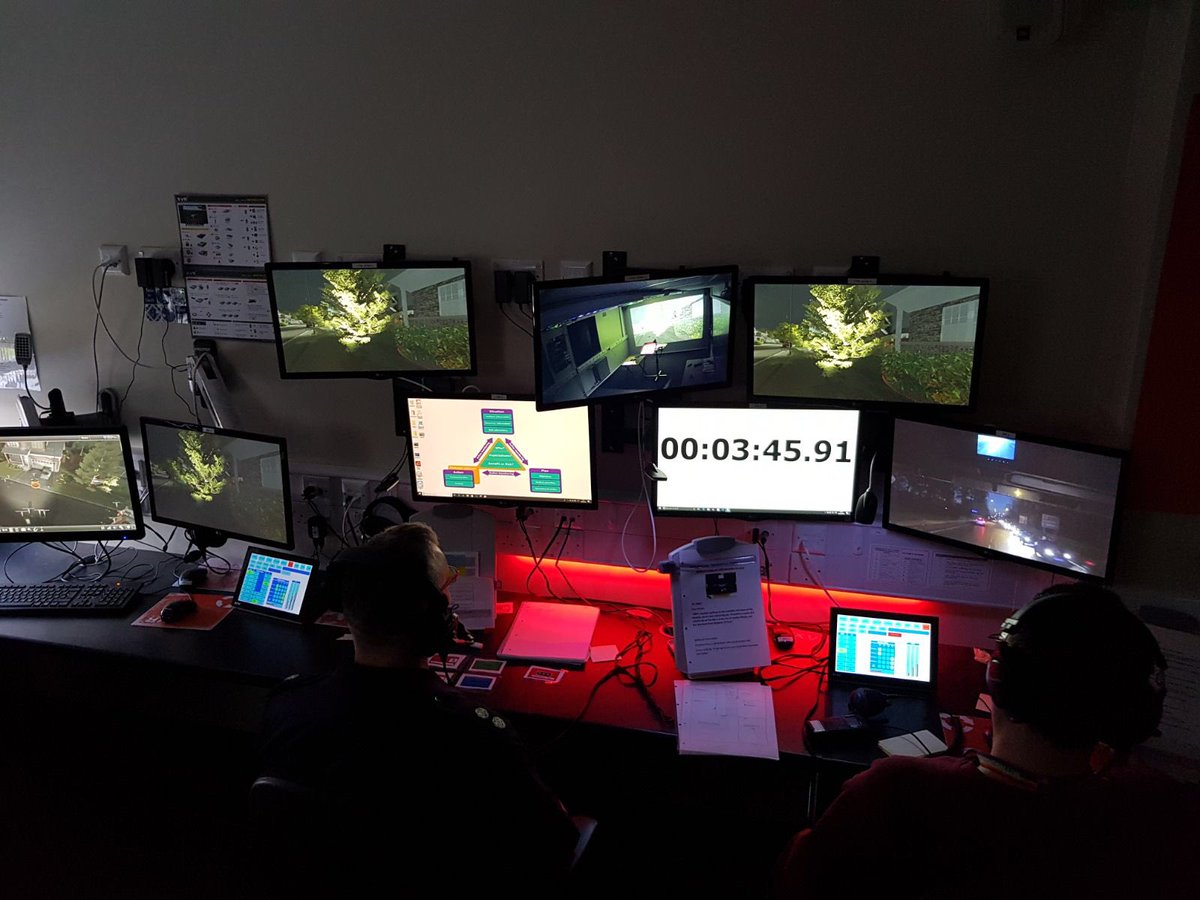 Development Day at <a href="/nottsfire/">Nottinghamshire Fire and Rescue Service</a> , first up using <a href="/XVRsimulation/">XVR</a> across multi pods. #CoolPhoto