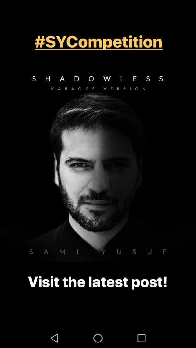 anika_sayswhat's tweet photo. View the latest post of @SamiYusuf on his Instagram account!
#SYCompetition
#Shadoless
#Karaokeversion https://t.co/EXRRmatY0a