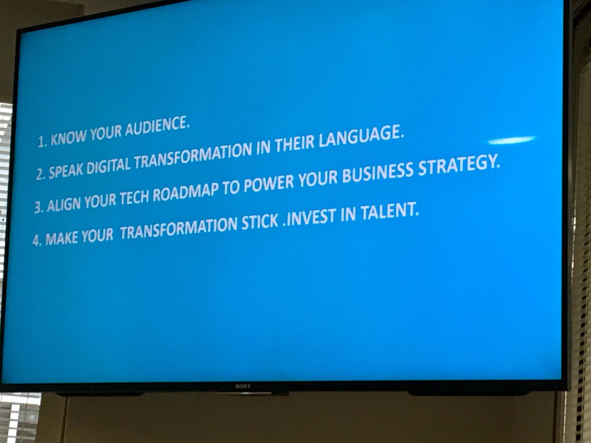 sumolaw's tweet photo. @Unilever focus on transformation powered by digital - not shiny new tech #DLFMarch https://t.co/IJTMjKPsxh
