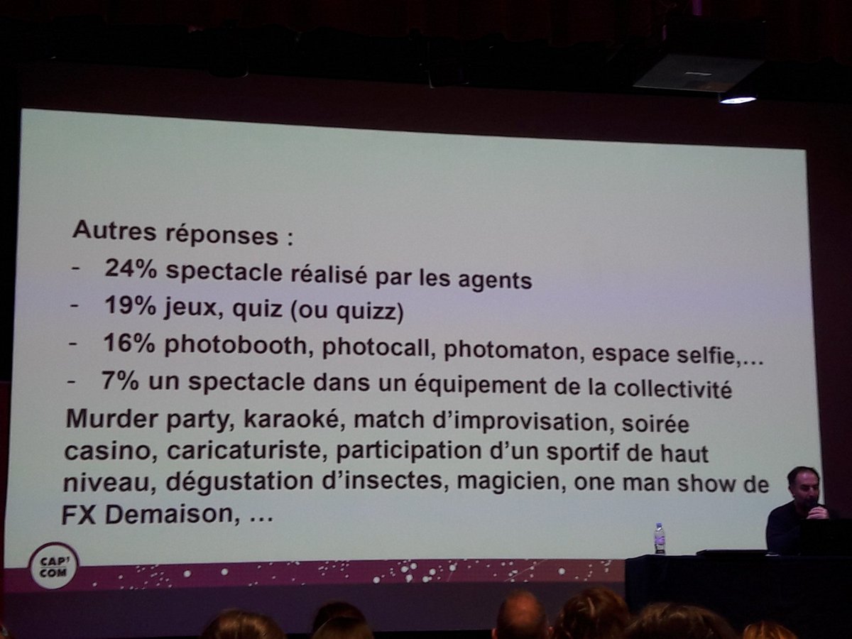 Des idées pour transformer ses voeux aux agents... Enquête sur les évènements internes aux Rencontres de la #cominterne par <a href="/cap_com/">Cap'Com</a> #ComPublique 🎈