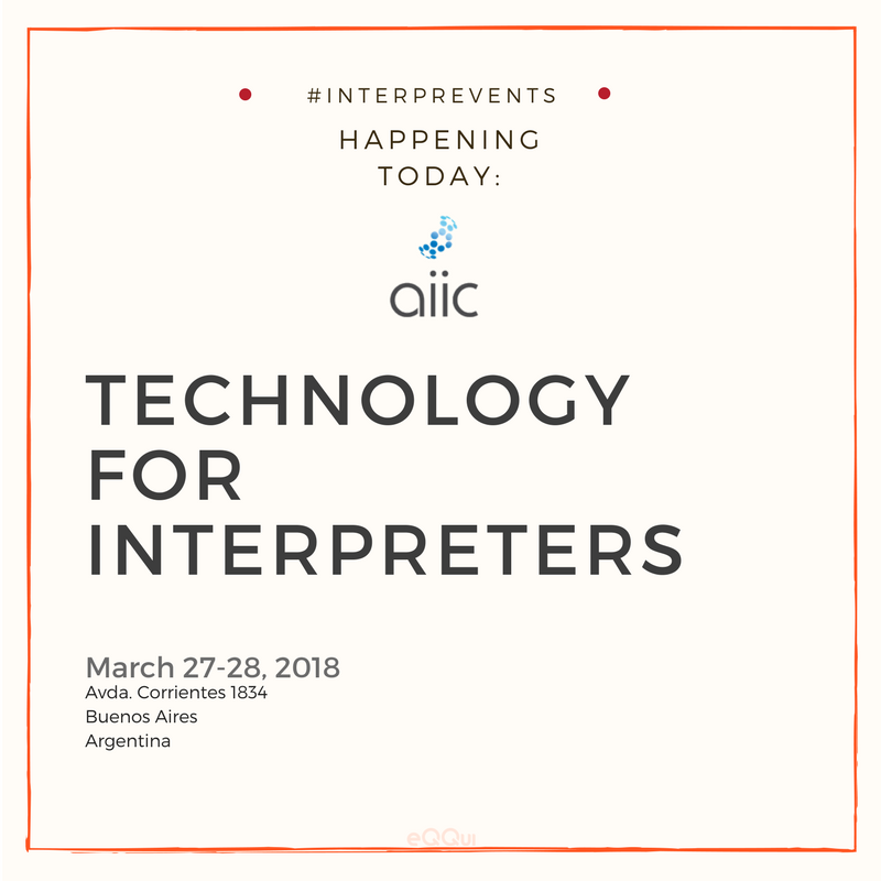 INTERPRETERS! A two-day training will be held in Buenos Aires, Argentina that will mostly cover development of SI, as well as useful apps that everyone can use on their projects.

For more info about the event, please visit: traductores.org.ar/curso/186

#1nt #interprevents #eqqui