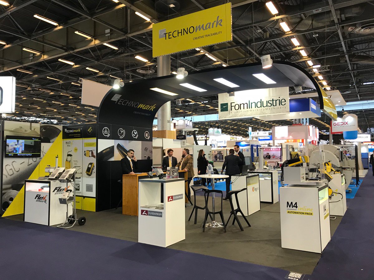 Technomarkgroup's tweet photo. C'est parti pour le Salon Industrie à Paris!
Retrouvez Technomark aujourd'hui jusqu'au 30 Mars
Hall 5 - Stand D24
Rencontrez notre équipe pour découvrir l'ensemble de nos gammes de marquage par laser &micro-percussion
#Technomark #salonindustrie2018 @salonindustrie @giparis2018 https://t.co/6euOHfgHA6