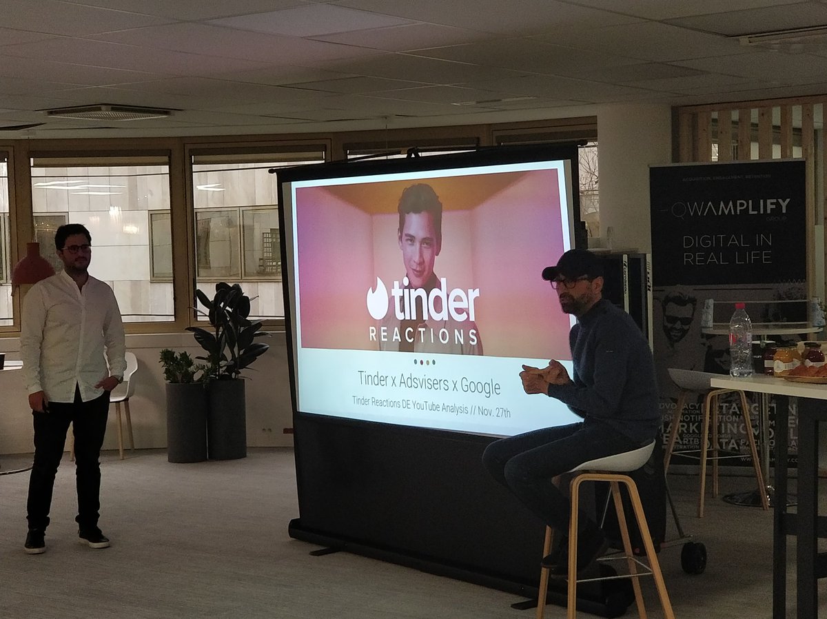 "<a href="/YouTube/">YouTube</a> est un super outil pour travailler la brandformance"_ Morad Adjaoud (<a href="/Tinder/">Tinder</a>) #qwamplifytalk <a href="/qwamplify/">Qwamplify_Marketing & Digital</a> <a href="/adsvisers/">Qwamplify SEA (le nouveau nom d’Adsvisers)</a>