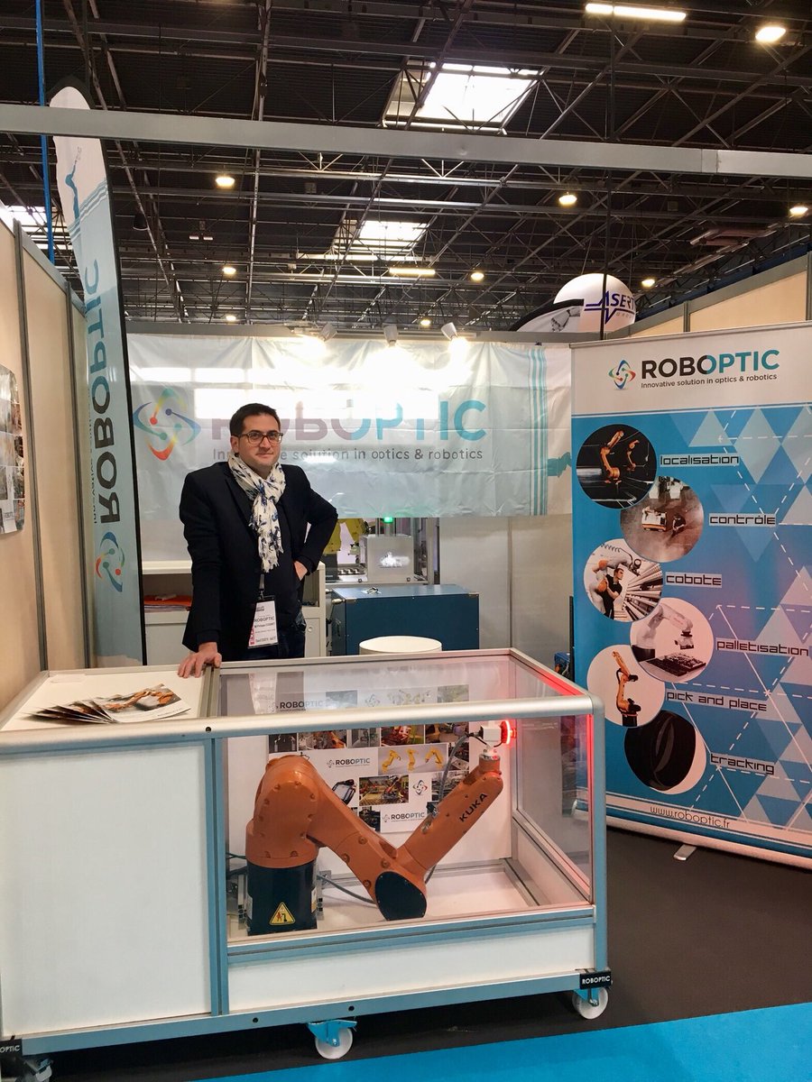 ROBOPTIC_SAS's tweet photo. Et c’est parti pour la 1ère édition du salon SEPEM Industries à Grenoble ! ! !   👍 https://t.co/S6OgNFK2yb