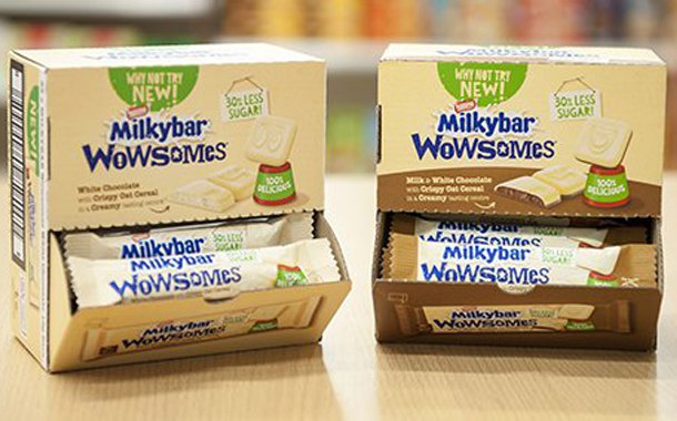 FoodBev's tweet photo. Nestlé has created a new #MilkyBar #chocolate bar using a new ‘world-first’ sugar production technique, which drastically reduces the amount of #sugar in the bar
https://t.co/6mpn6rfFlD https://t.co/TdUUFY3WLZ