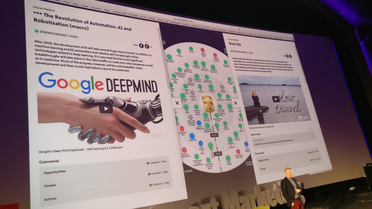 TeaLindroos's tweet image. Ennakoi, tunnista, huomioi, ota 360 asteen näkökulma - ja olet paremmin varustautunut tulevaisuuden #disruptio'ihin. Saku Koskinen #futuresplatform #digitalist Smart Marketing Summit