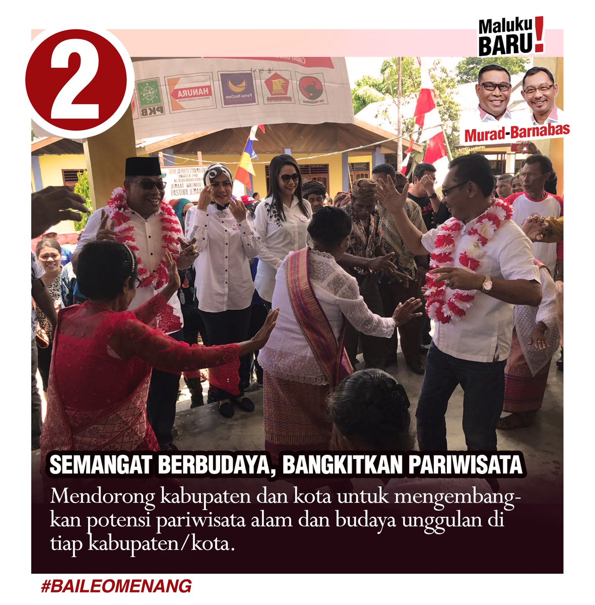 YohanisKetrin's tweet photo. Semangat Berbudaya dan Bangkit Pariwisata. @dpcpdipambon1 @Tribun_Maluku @DMS_AMBON #BetaBaileo #BaileoVoorMalukuBaru #BasudaraBersamaBaileo #AleRasaBetaRasa #Maluku #PulauSeram https://t.co/ZfQbWY7jN0