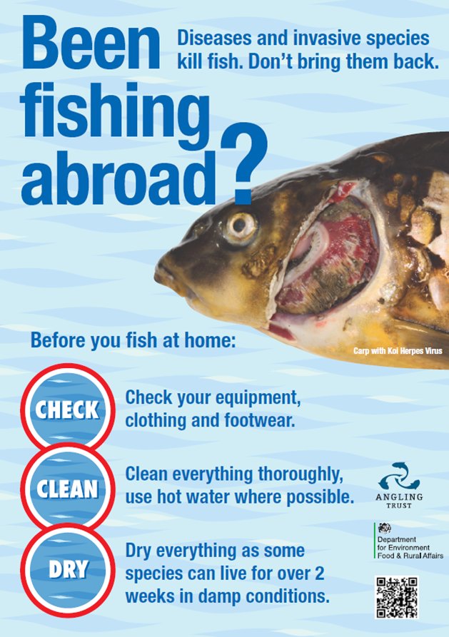 CheckCleanDryGB's tweet photo. Heading abroad this summer to fish, sail, canoe or similar? It's so important to #CheckCleanDry so you don't accidentally bring back invasive plants or animals! https://t.co/gMzfmLFTuU #InvasivesWeek https://t.co/oRHPcMCuUn