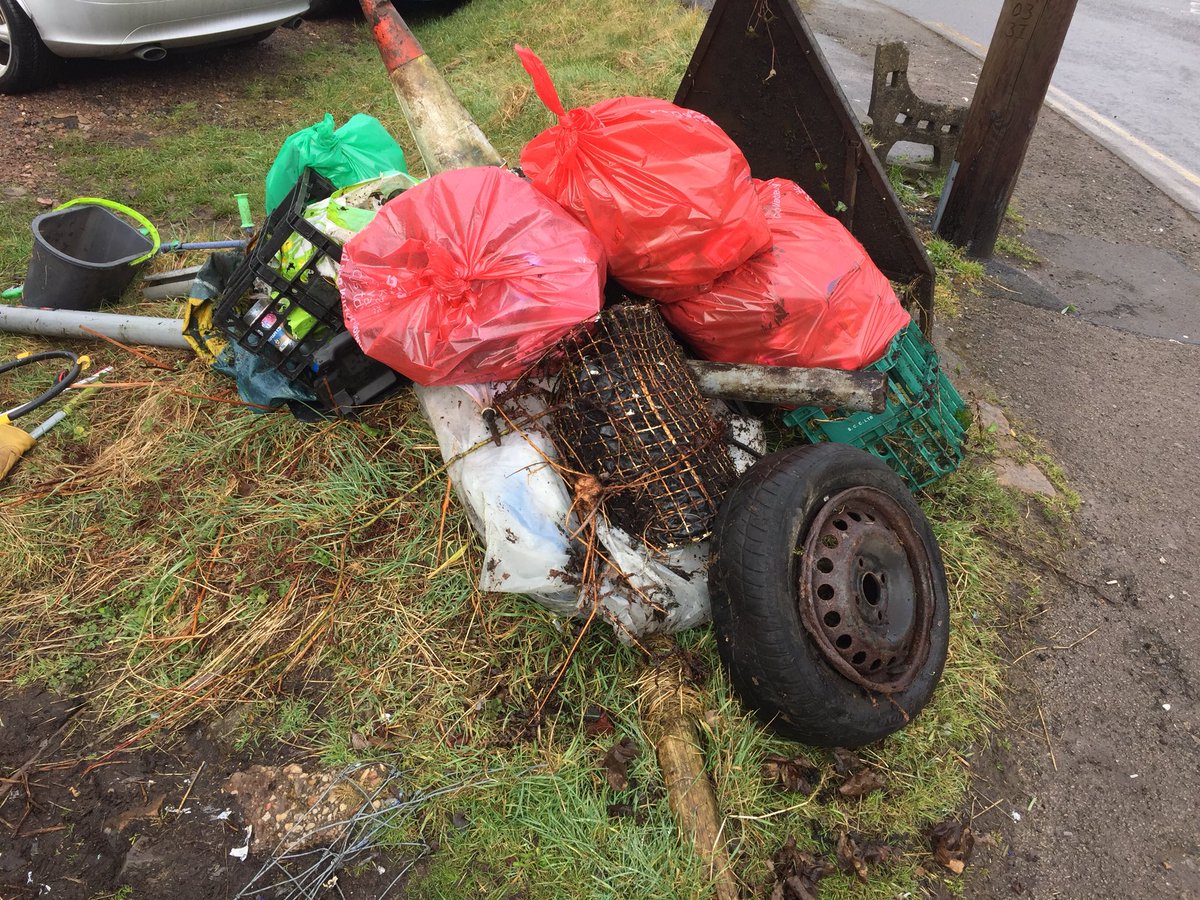 torfaencouncil's tweet photo. All of this was collected from the public car park on Commerical Road and still lots more to do... #TorfaenSpringClean https://t.co/XXAvkJxdjm
