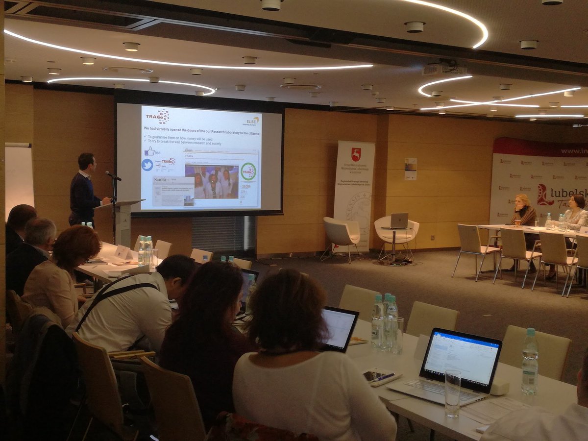 Aster_ER's tweet photo. #ASTER e @IRSTufficiale presentano ai partner del progetto @EliseEcosystems, la  campagna di #crowdfunding di @IRST_TRACe lanciata sulla piattaforma #KICK_ER. Buona pratica per superare gli ostacoli allo sviluppo di #innovazione nelle #LifeSciences https://t.co/rIcqiiWaVJ