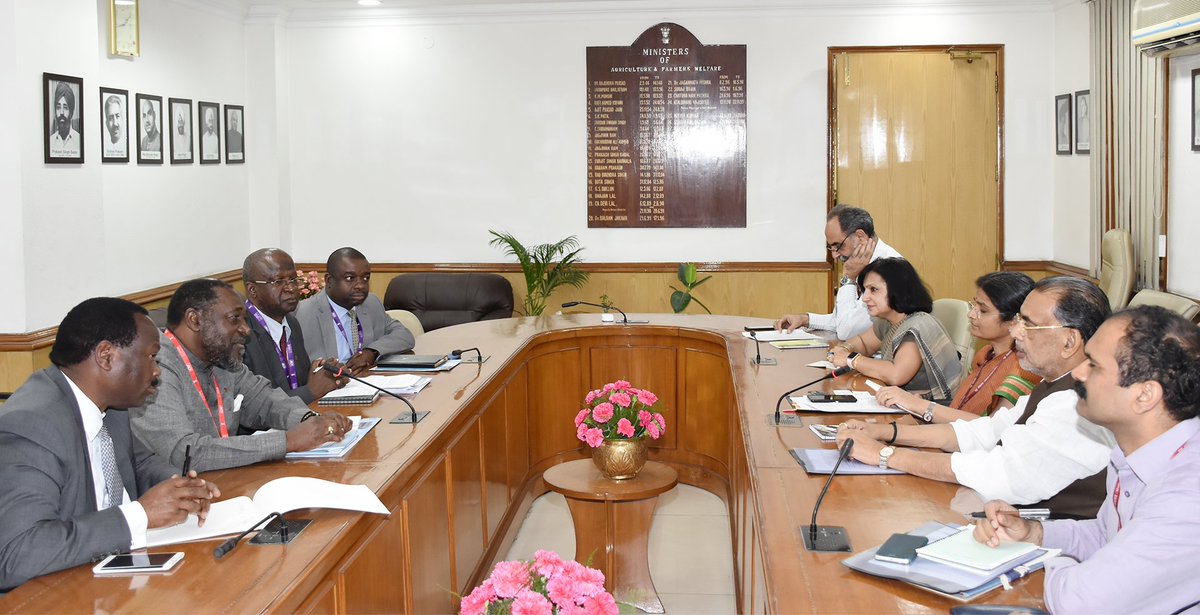 Had a fruitful discussion with Mr. Henry Mussa, Minister of Trade, Industry and Tourism, Malawi.