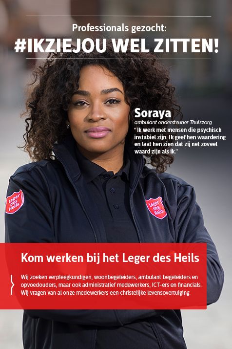 29 maart wordt in Amsterdam de #Passion uitgevoerd en door <a href="/EOnl/">EO</a> uitgezonden. Thema is #ikziejou Een vd medewerkers Soraya (GWCA) zingt mee als één vd discipelen. Ze vertelt over haar passie over werken bij het @legerdesheils . Heb je interesse? Info lnkd.in/eBh5wce
