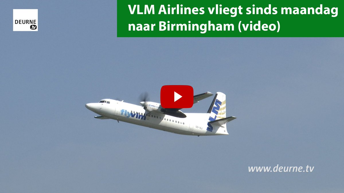 DeurneTV's tweet photo. VLM Airlines vliegt sinds maandag naar Birmingham (video op https://t.co/si4o7HXWLG) @flyvlm @AntwerpAirport @DistrictDeurne #Antwerpen https://t.co/HtaFbjJXMc
