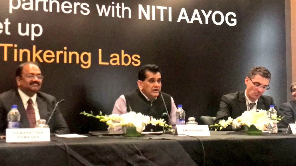 AIMtoInnovate's tweet image. Children are able to find solutions for problems on the ground. We are here to give them an opportunity to tinker, become young #entrepreneurs &amp;amp; innovators through AIM @NITIAayog&apos;s #ATLs: NITI CEO @amitabhk87 #AIMtoInnovate