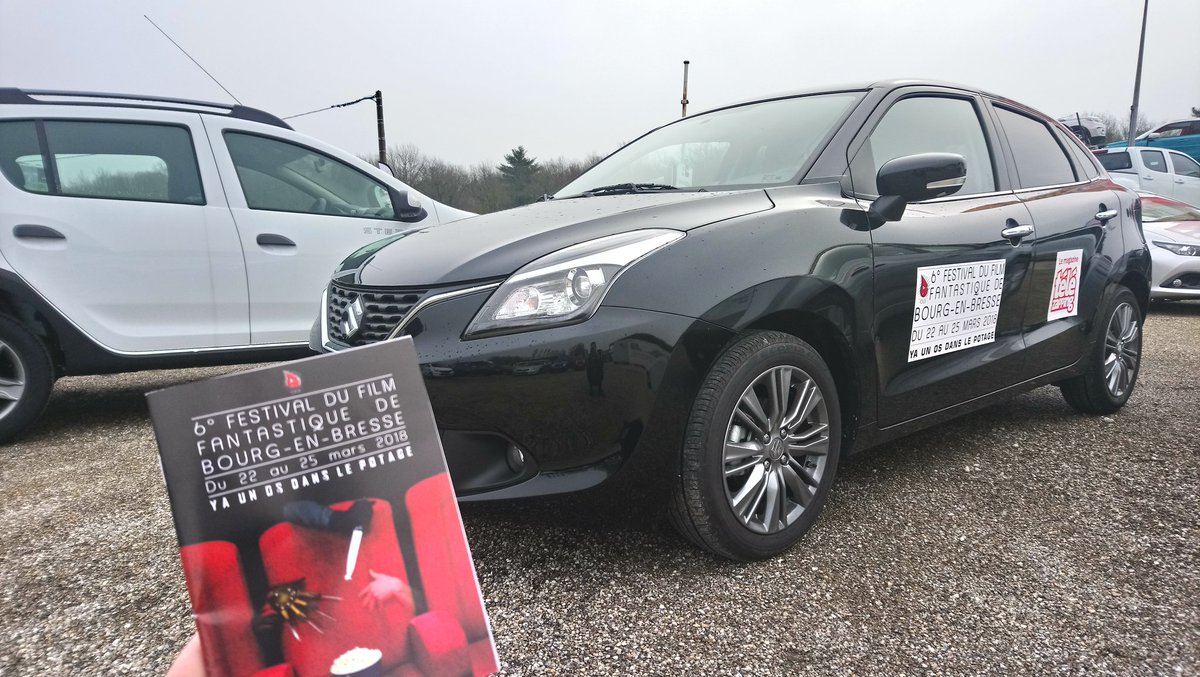 Telezapping01's tweet image. Festival du film fantastique de Bourg yaop 6. Jour +2. Remerciements à Suzuki Garage Meunier Viriat pour le prêt de la voiture officielle du festival. @Asso100Bourg
