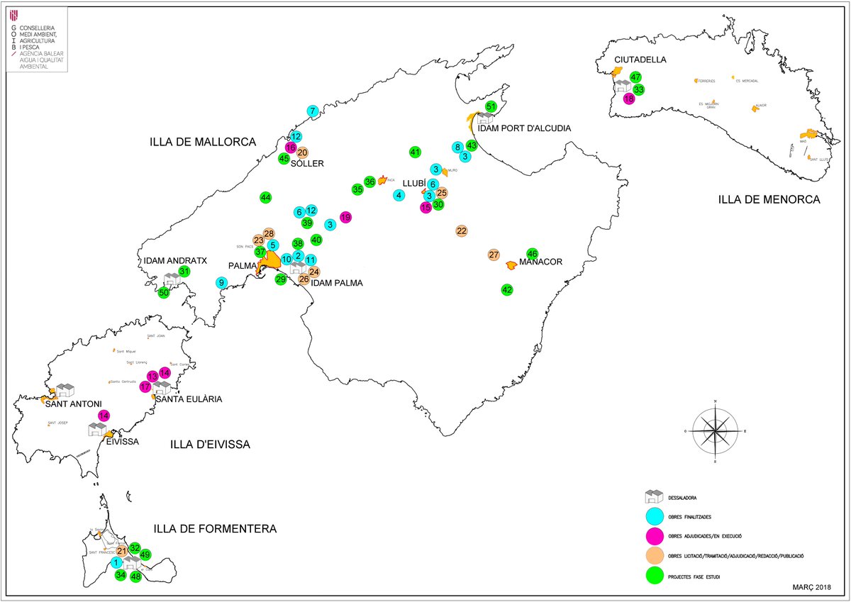 vidalmatas14's tweet photo. Planificant i executant infraestructures d'aigua. Quilòmetres d'interconnexions fets, en execució, licitant-se i en previsió. Feim polítiques d'aigua pel futur quan el PP no va fer construir ni un metre de canonada #PleIB #Moció #PHIB https://t.co/SZk8aKxJn6