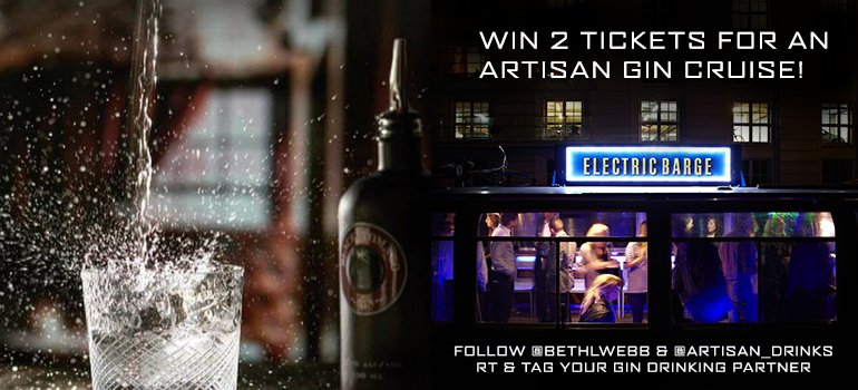 BethLWebb's tweet image. *COMPETITION TIME*

Do you love gin?
You could #win 2 tickets to the upcoming London Artisan #Gin Cruise!

Follow @BethLWebb &amp;amp; @artisan_drinks 
RT &amp;amp; tag your fellow gin partner!

More info &amp;amp; an extra entry on my instagram post: instagram.com/p/Bgyw7bLgypd/…

#Competition #Giveaway #RT