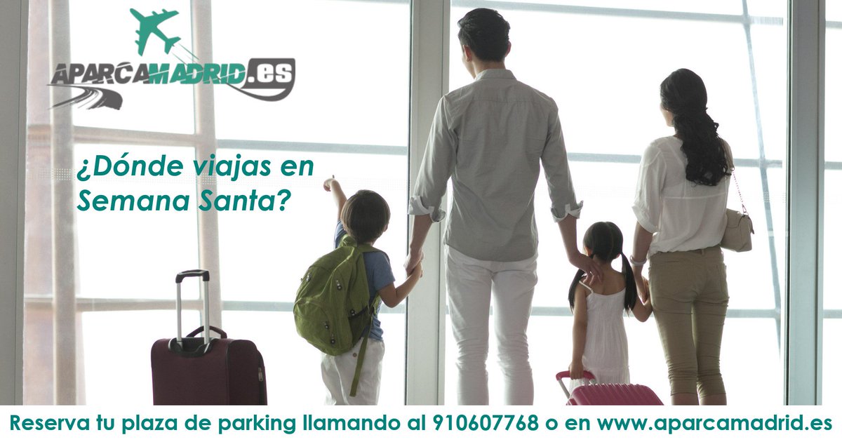 AparcaMadrid's tweet photo. #FelizMartes desde @AparcaMadrid te invitamos a visitar nuestro #blog https://t.co/j7hmmwSEWd para tus viajes de #SemanaSanta DEJA TU VEHICULO CON NOSOTROS Y VIAJA TRANQUILO. #viaje #travel #spain #España #Aeropuerto #airport #vacation #family #familia #vacaciones #parking #love https://t.co/sNY2Wb8Tw2