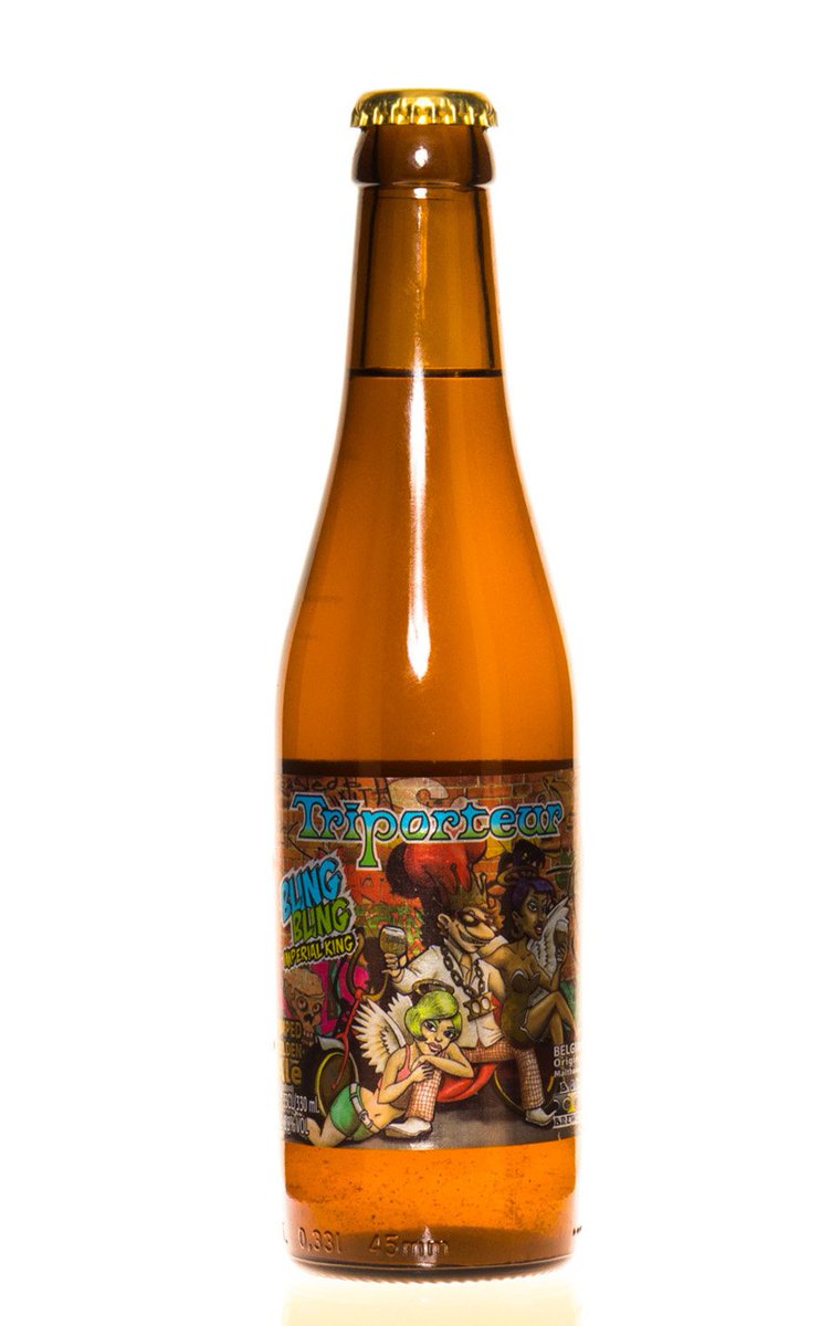 Triporteur Bling Bling Imperial King Pimped Golden Ale. Aromas a lupulo y citricos , sabor robusto con mucho cuerpo y con un final amargo. <a href="/LambicusBCN/">Lambicus</a> <a href="/belgasonline/">belgasonline</a> birrapedia.com/cervezas/tripo… #birrapedia #cervezas