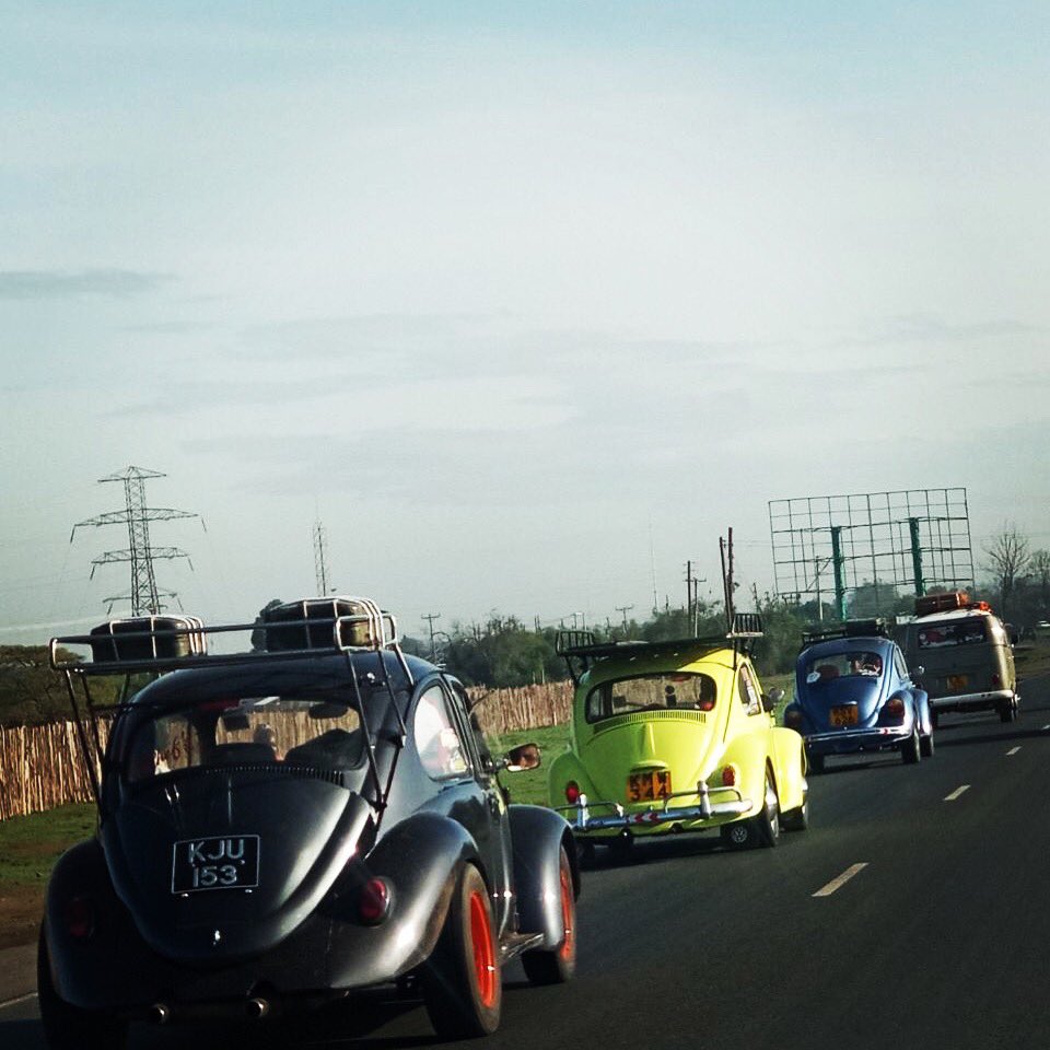 VWAclub's tweet photo. A team finally departs ...!! East African Tour (Nairobi - Kampala - Kigali - Bujumbura )  :)  #VWA #Veedubbing #VeeweesEverywhere #beetle #kombi #Oldschool #VeedubingTillWeDrop. #  more details @ https://t.co/Gyst4PbRog instagram : @vwaclubke#BonVoyage https://t.co/xMp5SjcuF0