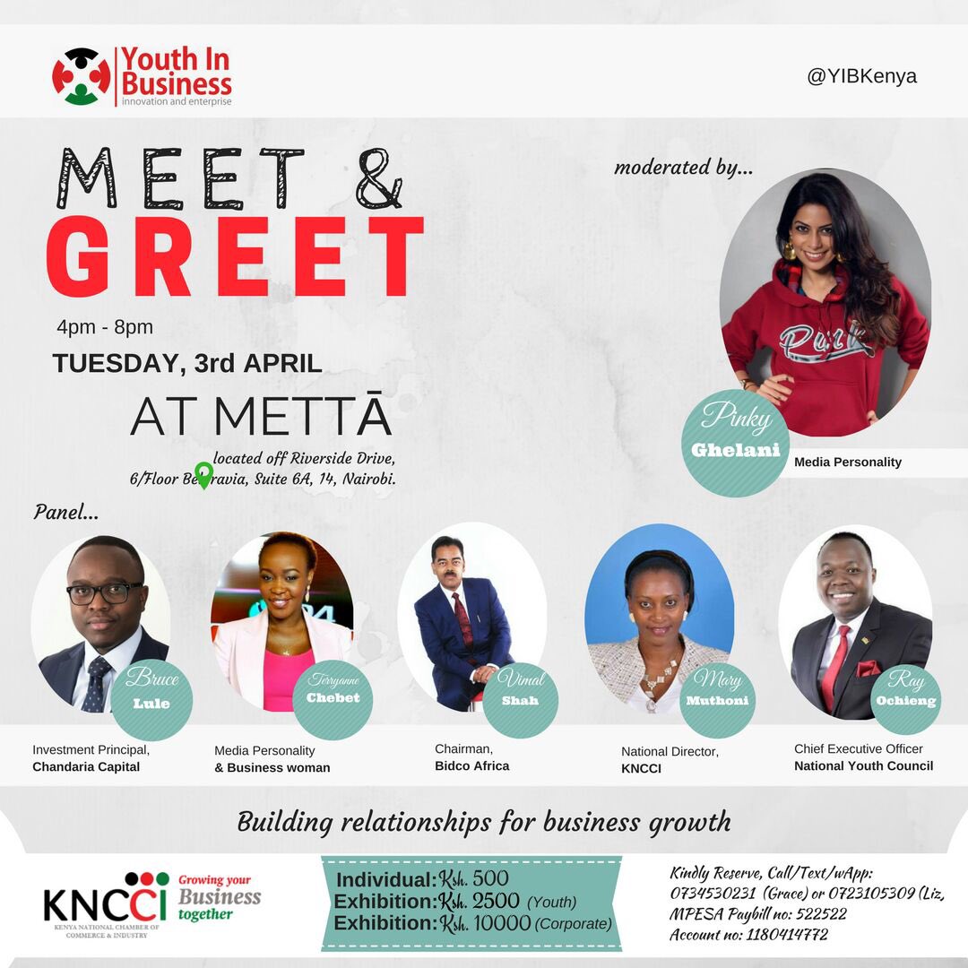 Ever wonder what Venture Capitalists look for in your business? Come to <a href="/WeAreMettaNBO/">Mettā Nairobi</a> next Tuesday and meet to our Investment Principal to find out. #chandcap