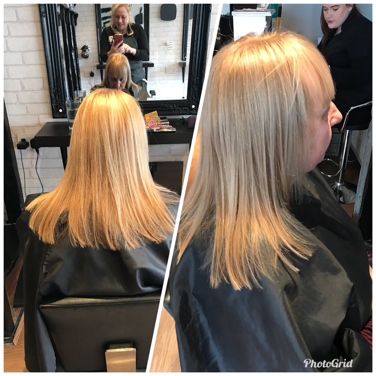 debshairdesigns's tweet photo. Full head tint with light trim and soft finish #debshairdesigns #Matrixhaircare https://t.co/yAlikuDHN6