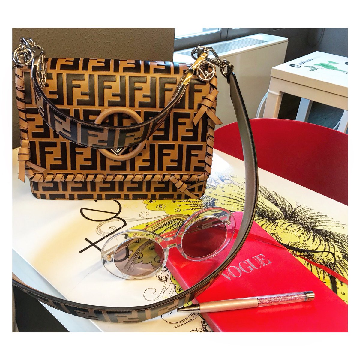 fendi shoulder bolsa dhgate