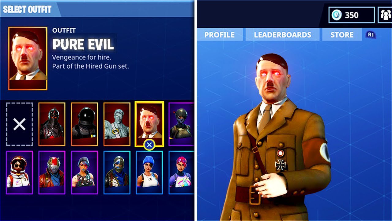 nut - evil fortnite characters