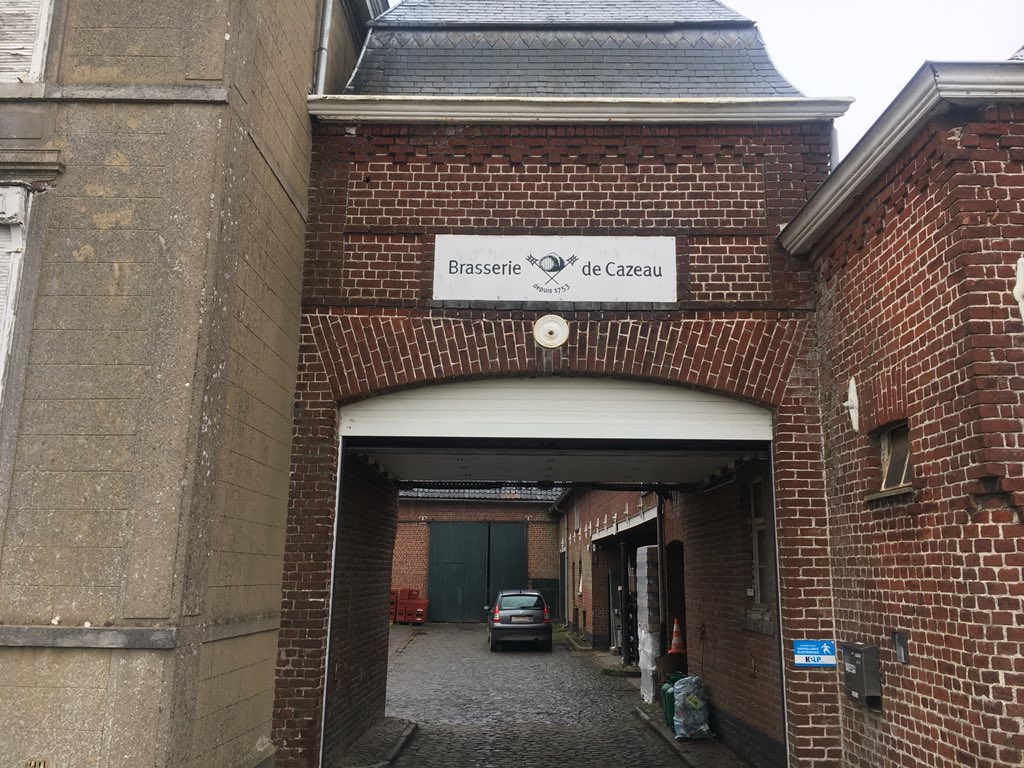 BelgiBeerNL's tweet photo. We zijn op bezoek bij @BrasserieCazeau hier in Doornik. #bier #belgischebier https://t.co/EJLuKij1YJ