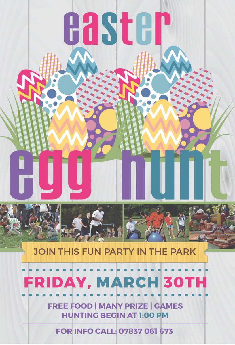 phcbolton's tweet photo. We are having an Easter Egg Hunt!! 🐣🐰

It will be at Queens Park, Starting by the duck pond, the park road entrance. 

Hunting beings at 1PM so come on over for some fun GAMES, FOOD and some PRIZES!! 🤩😆

See you all then! https://t.co/R3TSZOyzbS
