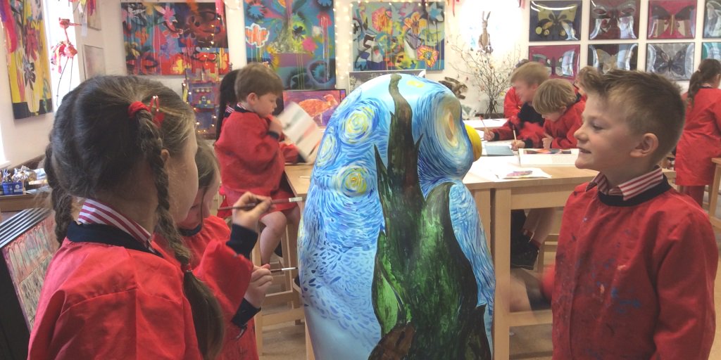 ParagonBath's tweet photo. Look @OwlsofBath We are making progress with our Owlet. #ParagonArt https://t.co/XJ4AP4A1tA