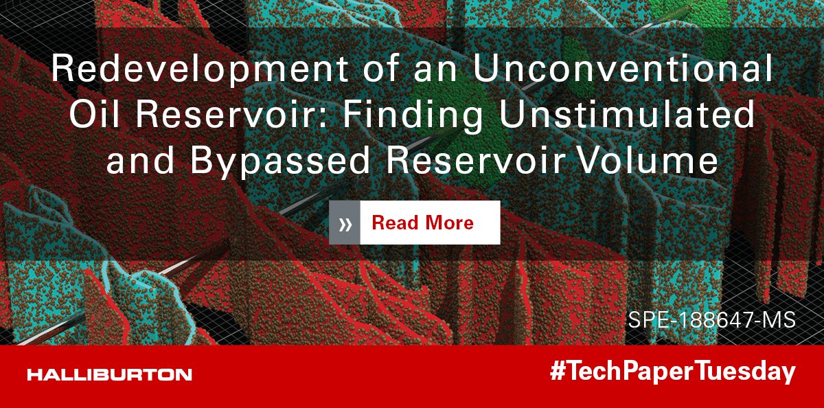 Halliburton's tweet photo. The choice between refracturing old or new wells can be difficult. Read how we screened and ranked candidates to determine new opportunities for mature field redevelopment in our #TechPaperTuesday >> https://t.co/s2GzZAWVZc https://t.co/mYJncZjku1
