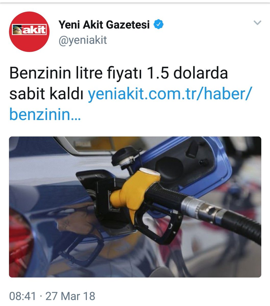 Akit: "2015'te Benzin 2.5 Dolarken şimdi 1.5 Dolara düştü" diyerek milletle kafa bulalı birkaç saat oldu