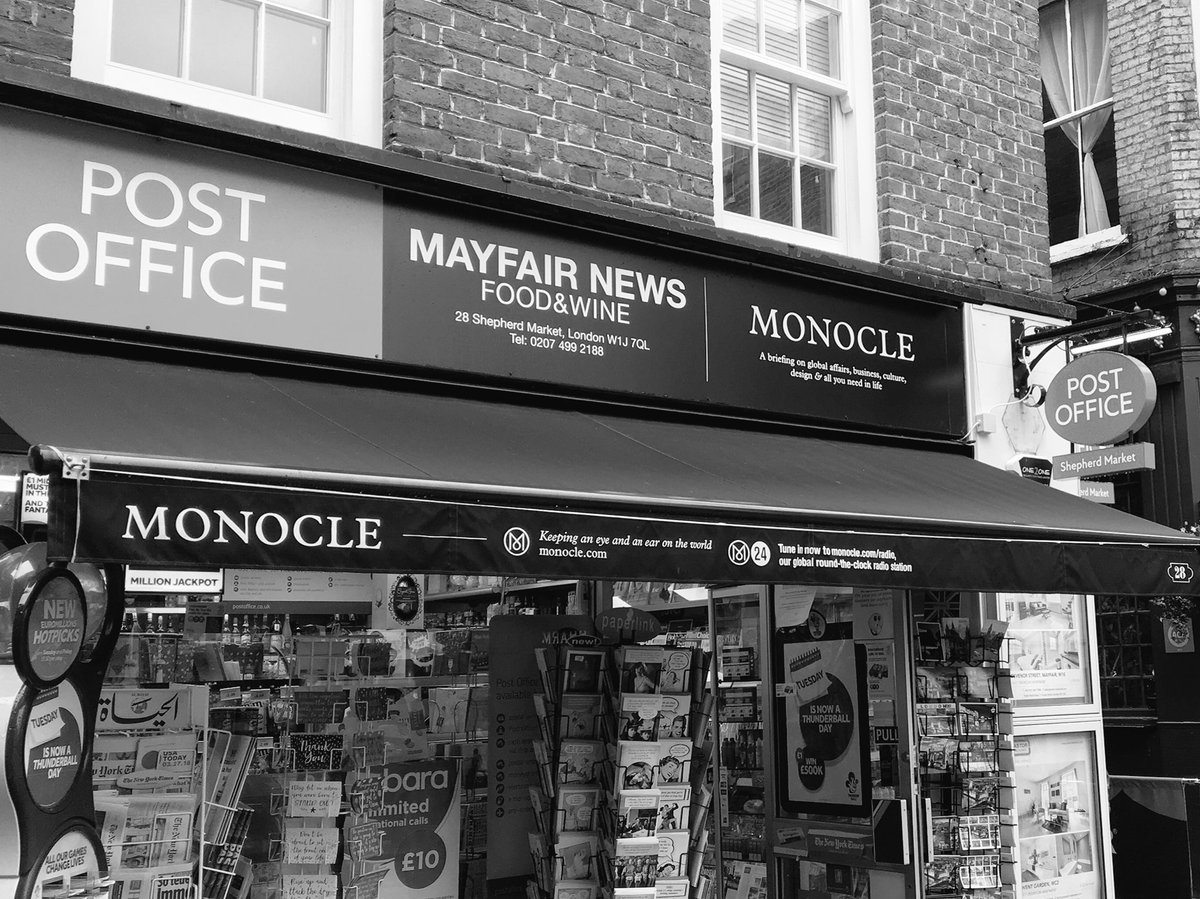 Shepherd Market now has its very own <a href="/PostOffice/">Post Office</a> - fantastic news!