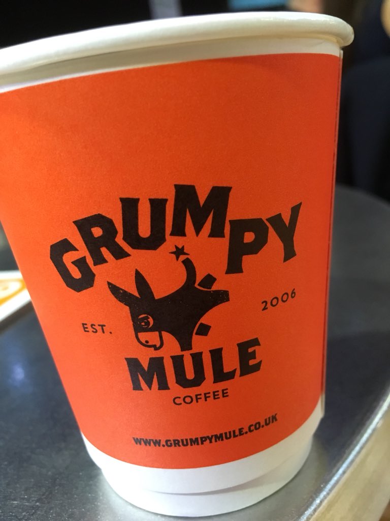 WlvConferences's tweet photo. Thanks to Grumpy Mule for my morning coffee #TUCOComps18 https://t.co/4PbAsVRUxF