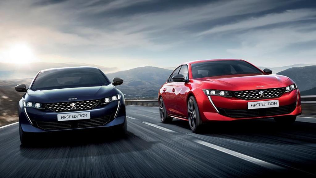 PeugeotUKPR's tweet photo. Available in Twilight Blue or Ultimate Red, the all-new #Peugeot508 First Edition. Limited to only 200 vehicles. Which will you choose? #LimitedSeries #508FirstEdition #Peugeot https://t.co/Fk2kNRB95U
