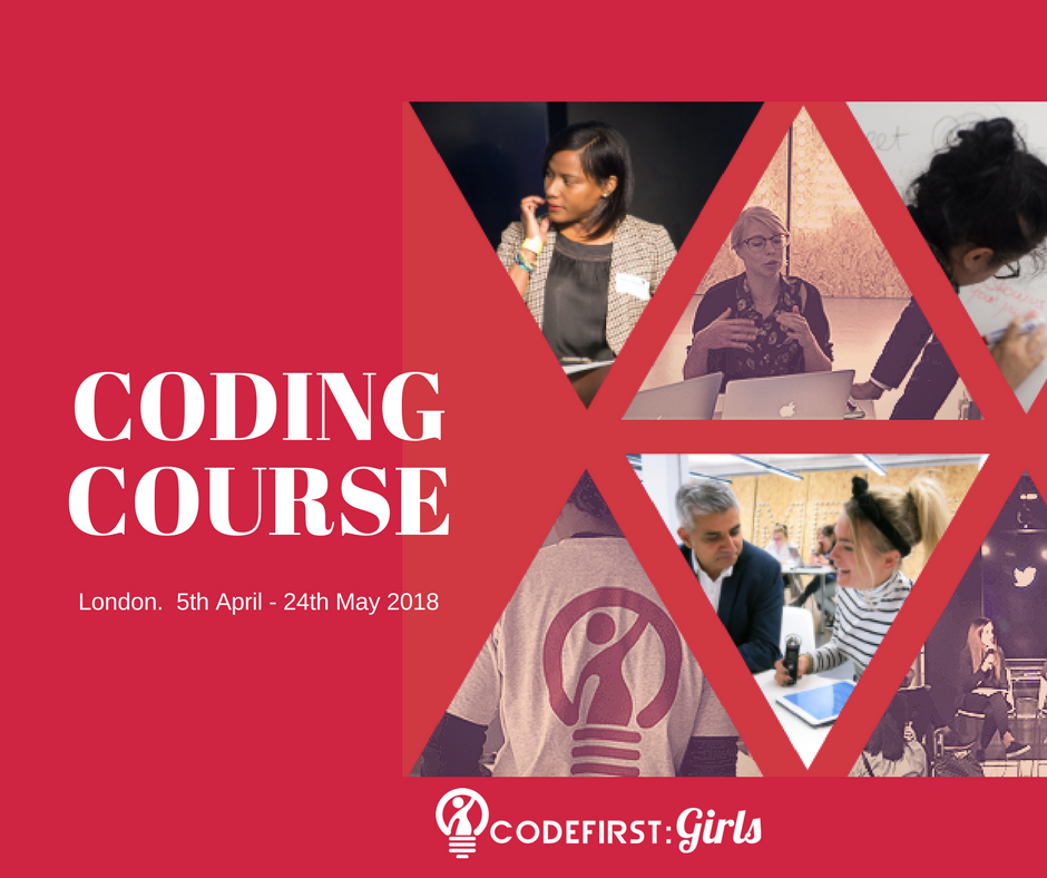 CodeFirstGirls's tweet photo. Less than 10 days left ⏰⏰!! 
Enroll in our → April Professionals Course ← to learn how to build a website from scratch and gain a better understanding of #Coding and #Tech.
Turn into a #WomanWhoCodes 😍, sign up at this link: https://t.co/cLrmGC3j78 https://t.co/Dsr5xeHD3O