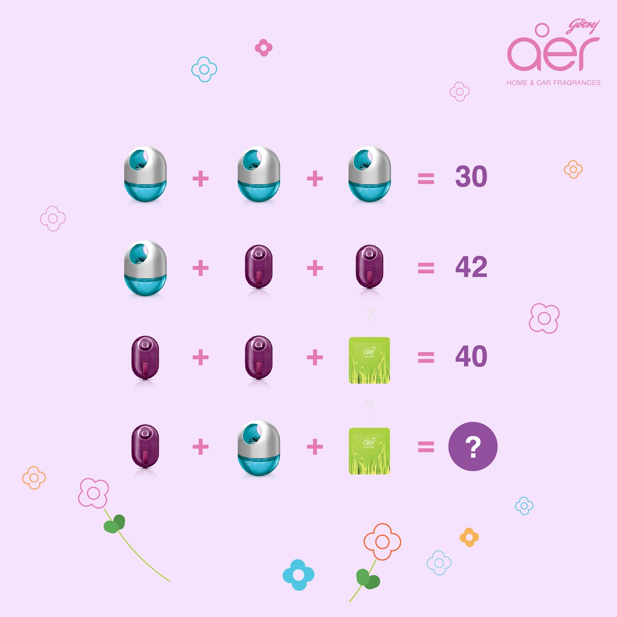 godrejaer's tweet photo. #ContestAlert
Up for a challenge? Solve this Mathaermatic equation in the comments below and win exciting aer goodies. https://t.co/EOI7sDnE11
