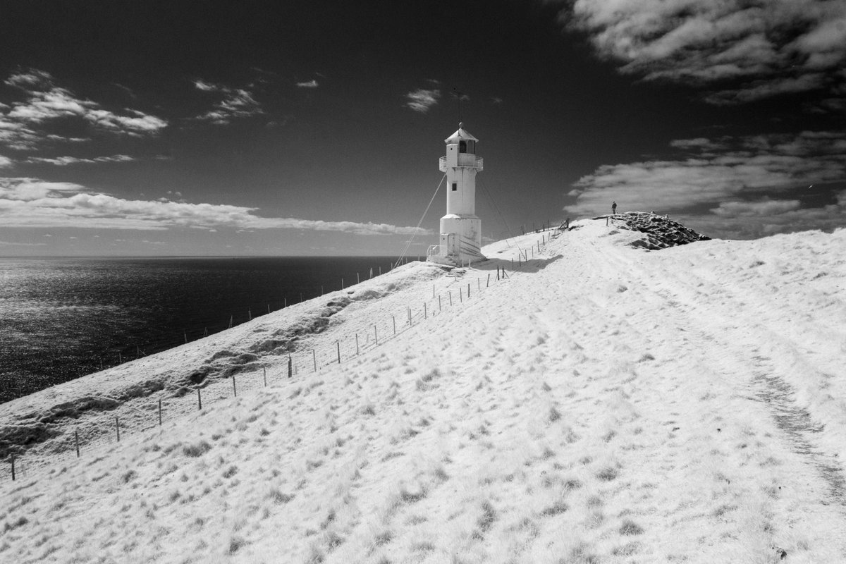 InfraredDC's tweet image. It’s almost that time of year to break the IR Camera back out of its box. Just need a little more green on the trees #irphotography #infrared #faroeislands #visitfaroeislands