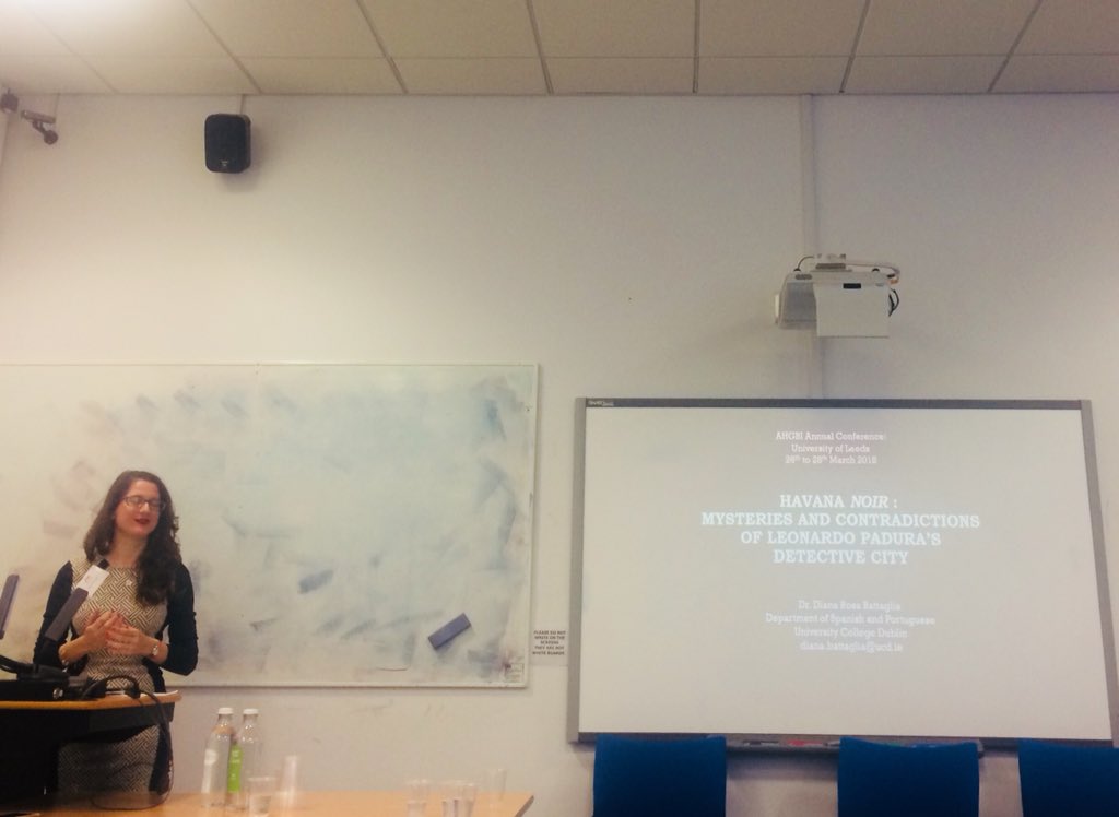 <a href="/DianaBattagli/">Dr DIANA BATTAGLIA</a> talks to us about mysteries and contradictions of Leonardo Padura’s detective city
#AHGBI2018