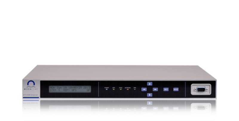 The ATS 4100.#timeserver is a power­ful time #server optimized for multiple networks. It provides 4 network ports to synchronize different #networks with #NTP. With up to 8000 NTP requests per second, large networks with a lot of NTP clients can be supplied with time. #Internet