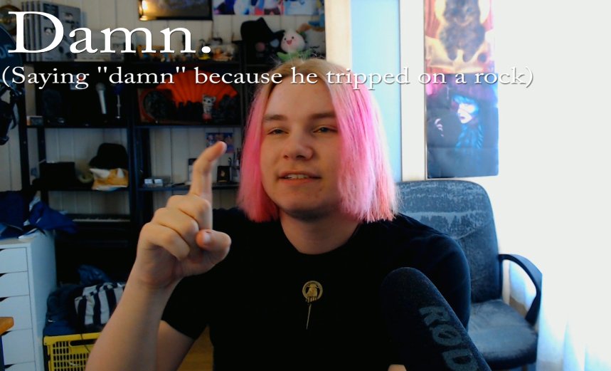 DullDummy's tweet photo. So. Paused the editing again.
I fucking love the faces you get from doing this.
I look like a guy who have never seen a word ever before. XD
#editface https://t.co/O23rgEEjWw
