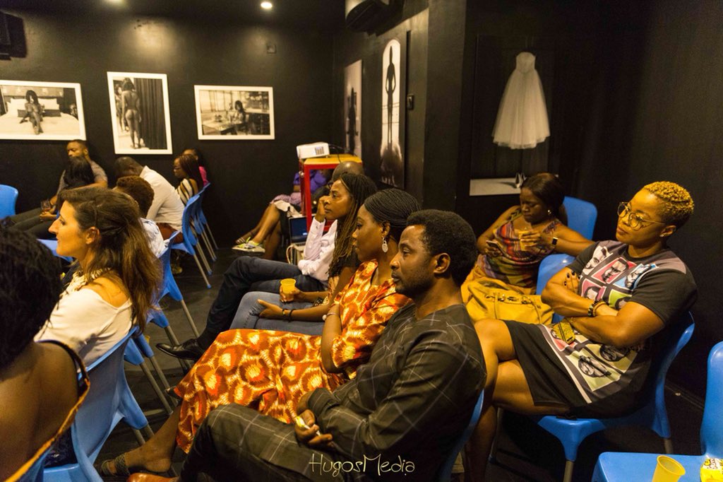 WomensFilmClub's tweet photo. It was a pleasure to share and discuss the brilliant film /A Hotel Called Memory with a full House . many thanks to @officialegoboyo for sharing the hard work of your team with our audience.  @aaf_lagos #IndependentFilm @akinomotoso @lalaakindoju @nseikpeetim #womeninfilm #Lagos https://t.co/POCTaK2Iib